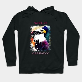 Eagle Wild Nature Animal Colors Art Painting Hoodie